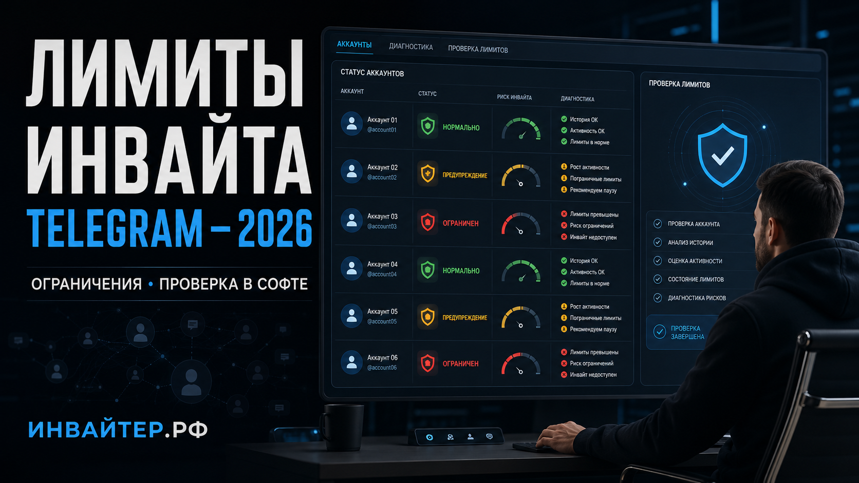 Лимиты инвайта Telegram в 2026: типы ограничений и проверка в софте